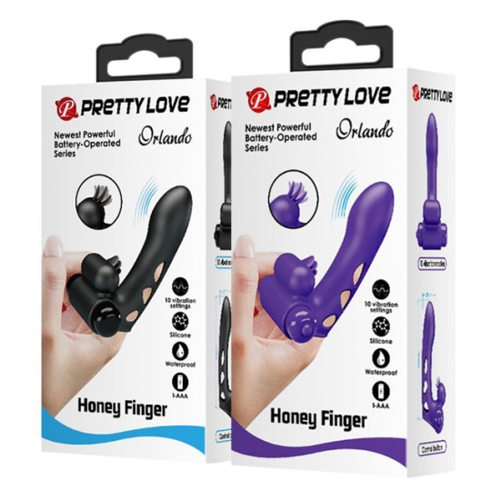 Вибронасадка на палец Pretty Love Orlando